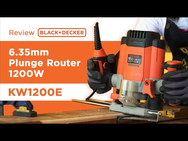 Review & Unboxing KW1200E - Plunge Router 1200W 