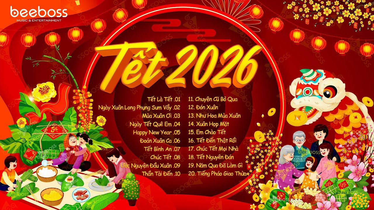 Tết Tết Tết Tết Đến Rồi, Xuân Xuân Ơi Xuân Đã Về - Nhạc Tết 2026 Remix, LK Nhạc Xuân EDM Hay Nhất
