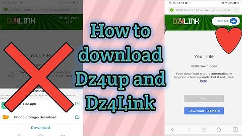 How to download files from Dz4link to Dz4Up links