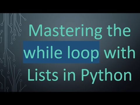 Mastering the while
