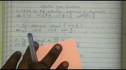Exercise 1.1/ Objective type questions (11 to 15)