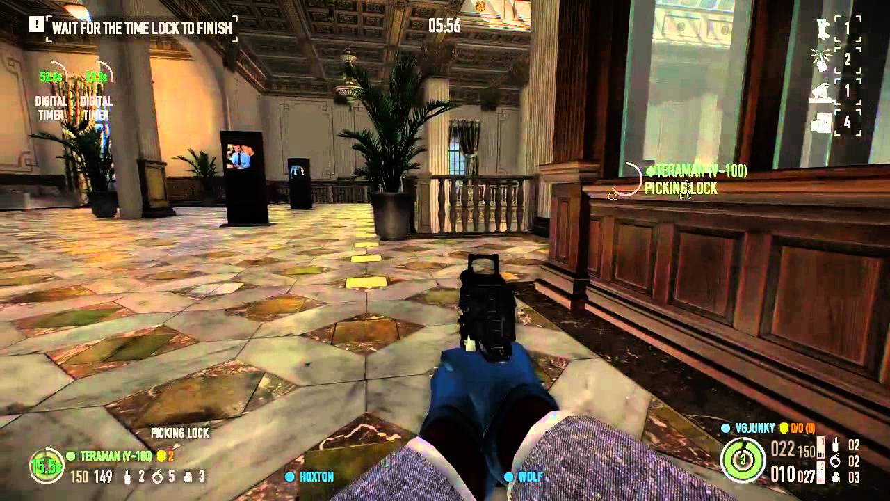 Payday 2 Big Bank Heist 2 Man Duo Stealth Youtube