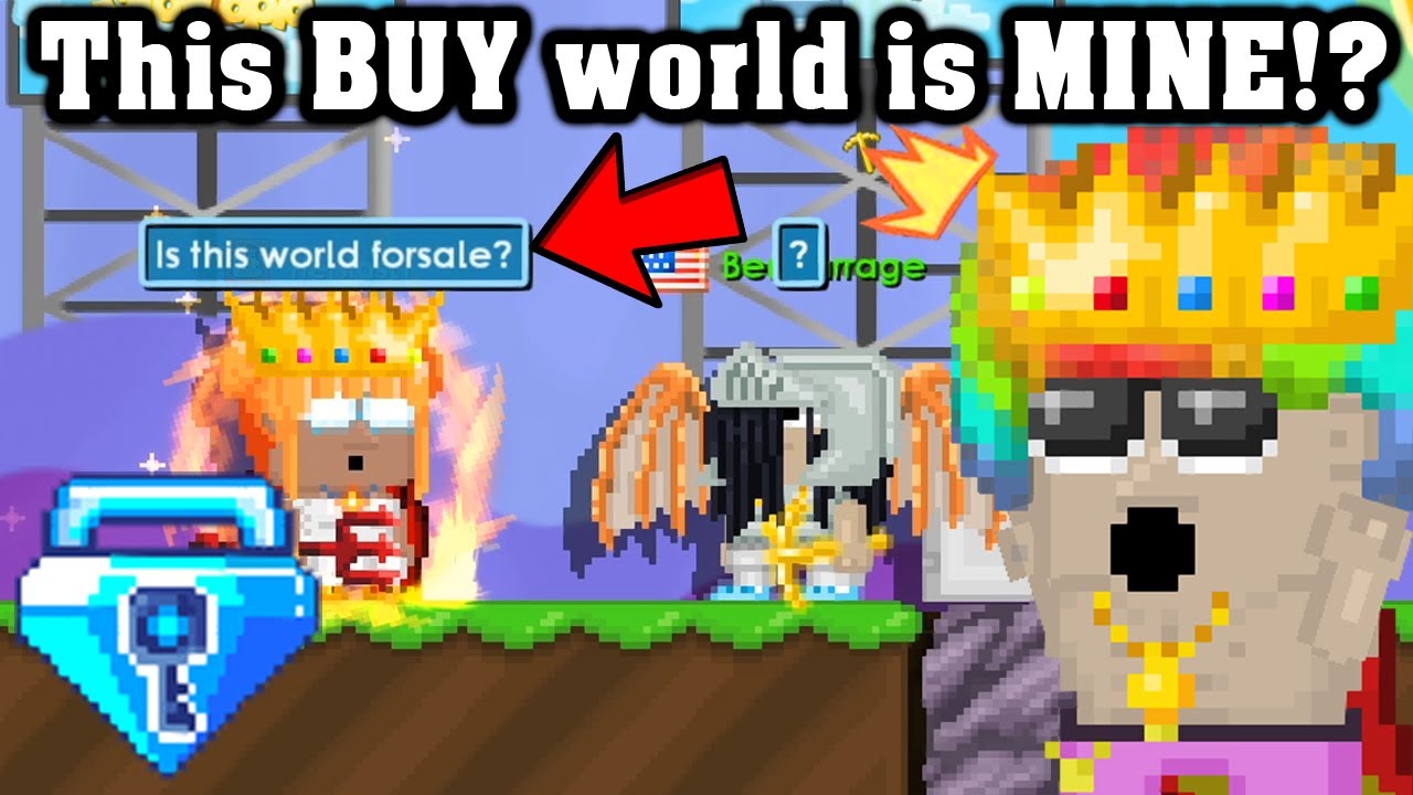THIS BUY World is MINE?? I She wanted to BUY!! Growtopia