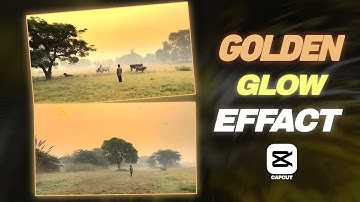 GOLDEN GLOW EFFECT IN 60 SEC😧 CAPCUT 🥵