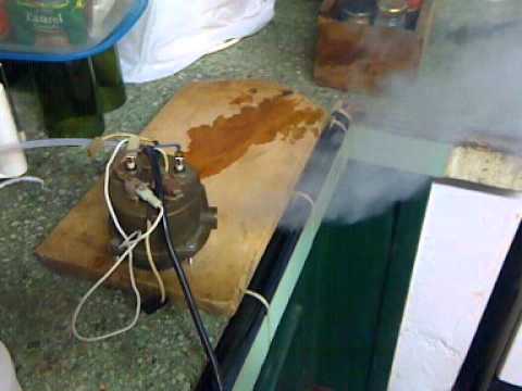 Cafetera express reciclada \u003d maquina de humo - El comienzo - YouTube