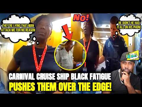 Entitled Ratchet Black Woman Gets Arrested On a Carnival Cruise After She Attacks Her Niece Husband