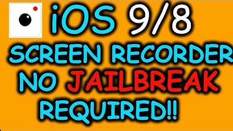 iOS SCREEN/DISPLAY Recorder iOS 8/9 [NO JAILBREAK | NO PC] - iPad, iPhone, iPod !!