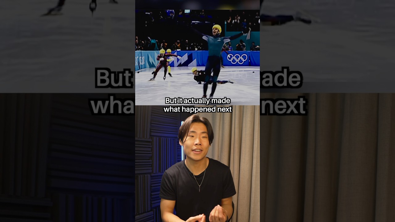 The Luckiest Olympic Gold EVER #shorts