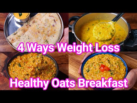Traditional Indian Recipes with OATS - Healthy Low Calorie Weight Loss Meals  Indian Oats Breakfast