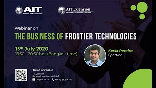 Webinar on The Business of Frontier Technologies