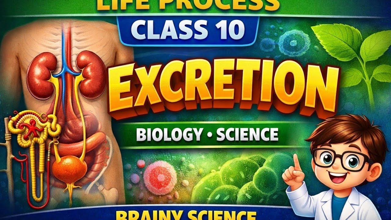 Life Processes – Excretion 🔥 Full Chapter Explained | Class 10 Science ...