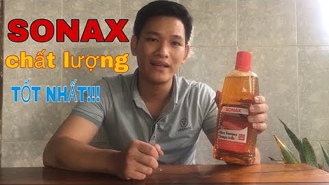 Rửa xe Sạch và Rẻ tại Nhà với dung dịch rửa xe Cao Cấp Siêu Bóng SONAX Gloss Shampoo | OGODA Oficial