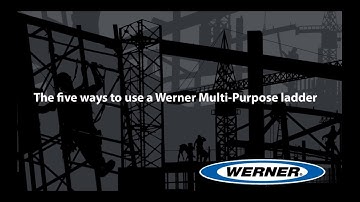 Werner Ladder - Five ways to use a Multi-Position Ladder