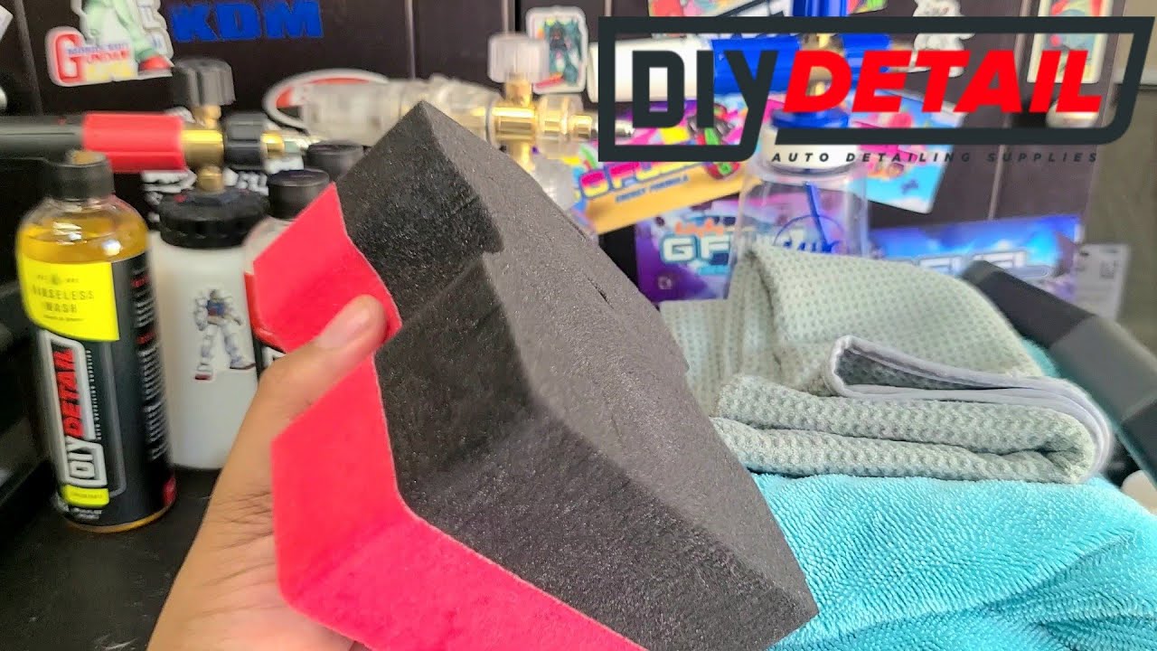 DIY Detail Rinseless Wash Sponge Review - How To Detail In Winter  #cardetailingtips #cardetailing 