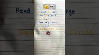 Read only the yellow part !! 😵💫 #shorts #viral #trend #read #mindquiz