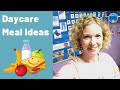 DAYCARE MEALS IDEAS | MEAL PLANNING FOR DAYCARE