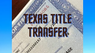 Texas Title transfer Private Sale