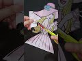 Pink Hat Girl Drawing Paper Cutting ✂️ #shortvideo #shorts #drawing #cuttingskills
