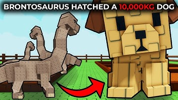 Using A Brontosaurus Army To Grow WORLD RECORD Giant Pets! (Grow A Garden)