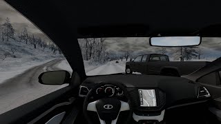 ОТ ПЕРВОГО ЛИЦА НА ЛАДА ВЕСТА СПОРТ! (BEAMNG DRIVE #5)