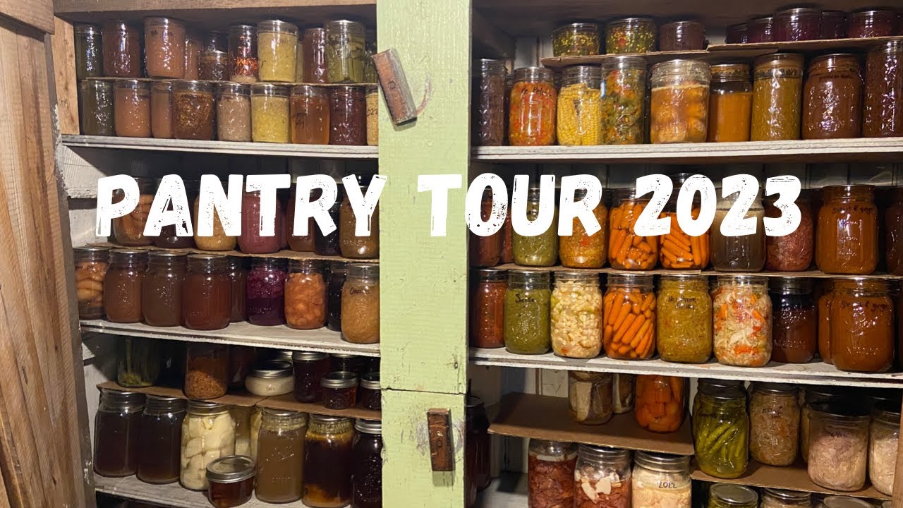 Canning Pantry Tour 2023 YouTube
