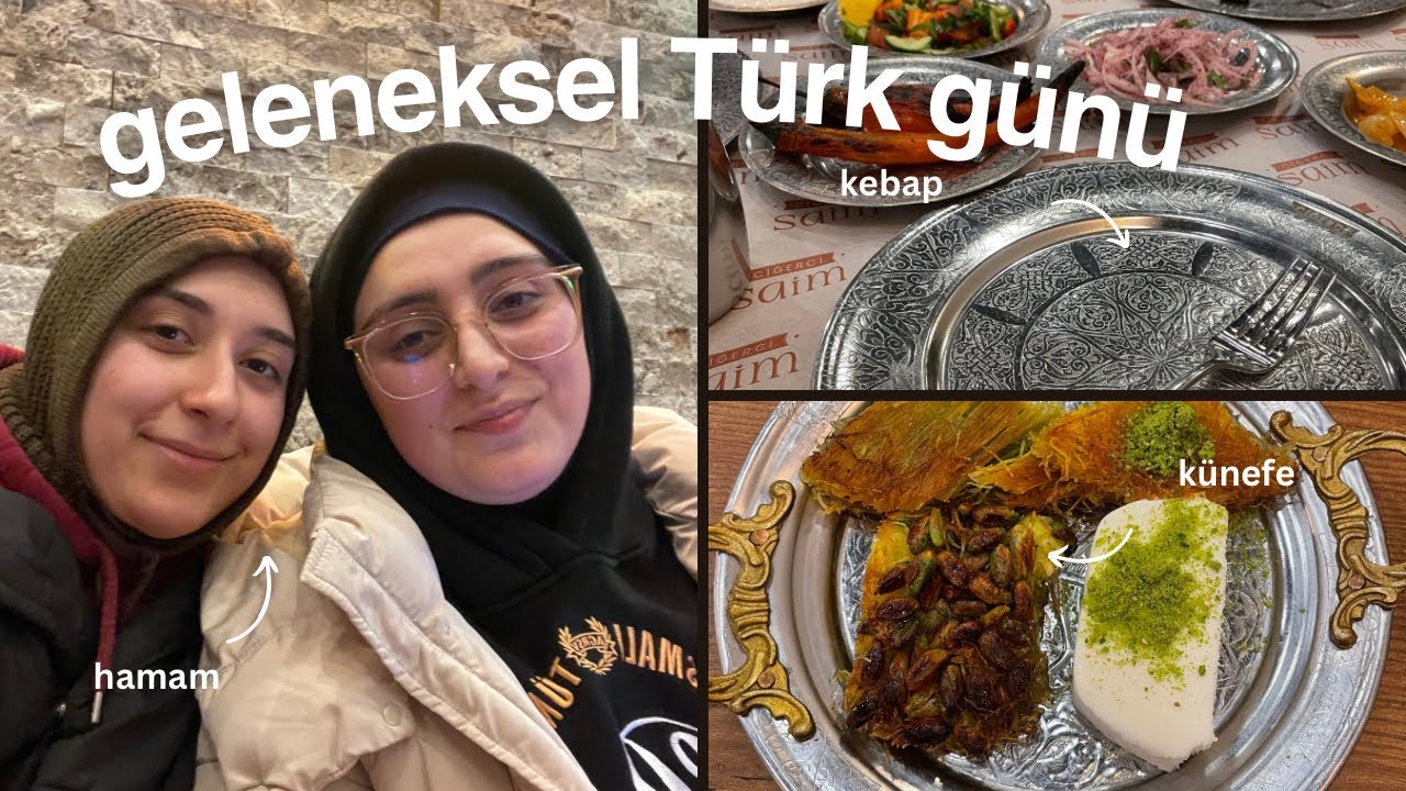 Karlı Bir İstanbul Günü ❄️ Hamam, Kebap ve Künefe | Vlog | sevgisjourney