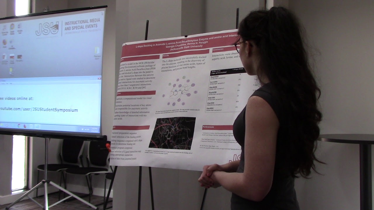 Georgia Chamblee - L-dopa Docking in Aromatic L-amino Acid Decarboxylase Enzyme