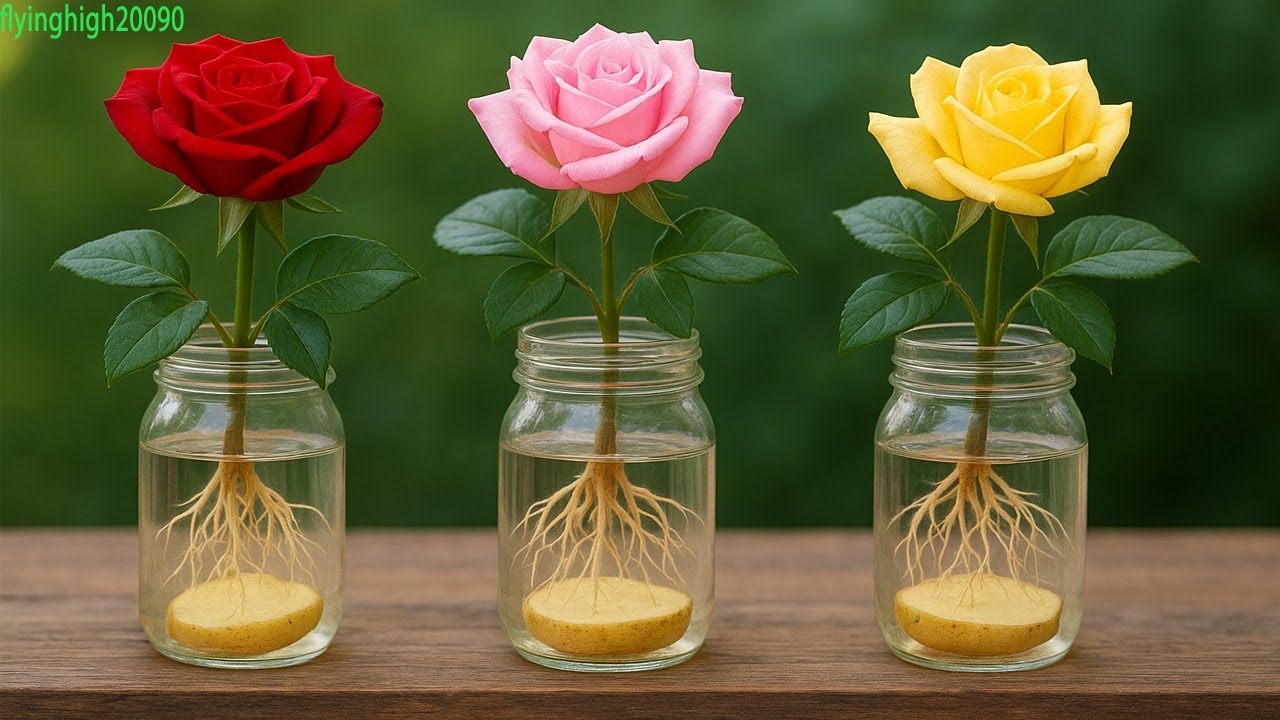 Try Propagating Roses with Potatoes and Garlic – Amazing Results