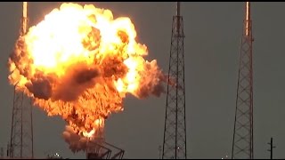 SpaceX’s Falcon 9 rocket explodes on launch pad