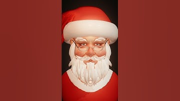 Santa Claus Takes Shape: Adding Details in Nomad Sculpt Part 2! #NomadSculpt #TimeLapse #SantaClaus