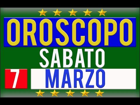 Video: Oroscopo 7 Marzo 2020 Child Prodigy