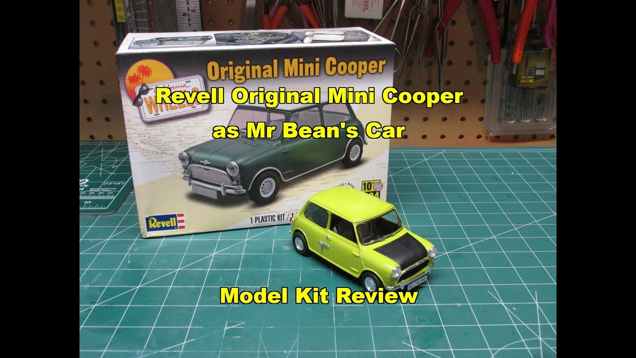 Revell 1 24 Mini Cooper Model Kit Build Review As Mr Bean S Car 85 4035 Youtube