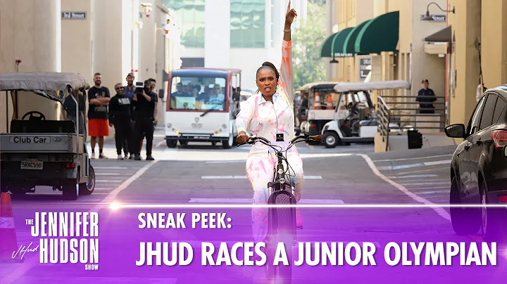 Jennifer Hudson Races Junior Olympian Jaiya Patillo!