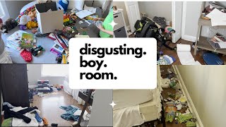 CLEAN WITH ME - BOYS ROOM CESSPIT EDITION