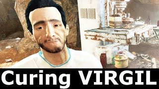 Fallout 4 - Giving Virgil His Serum / Curing Virgil (He Is Human Again)