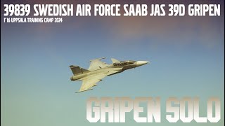 39839 Swedish Air Force Saab JAS 39D Gripen! Beautiful display!