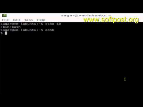 How to know which shell I am using in Debian