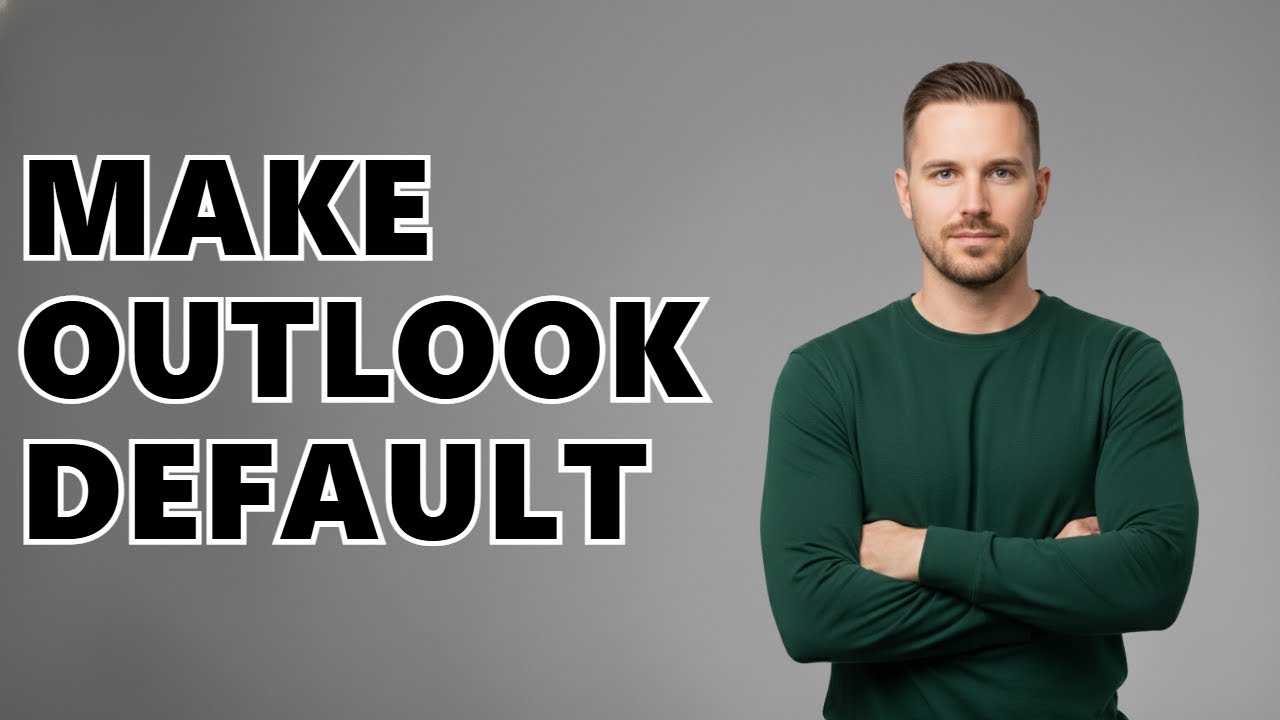 How Do I Make Outlook My Default Email On Mac?