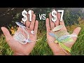 CHEAP vs EXPENSIVE Spinnerbait Fishing CHALLENGE!!! (Walmart)