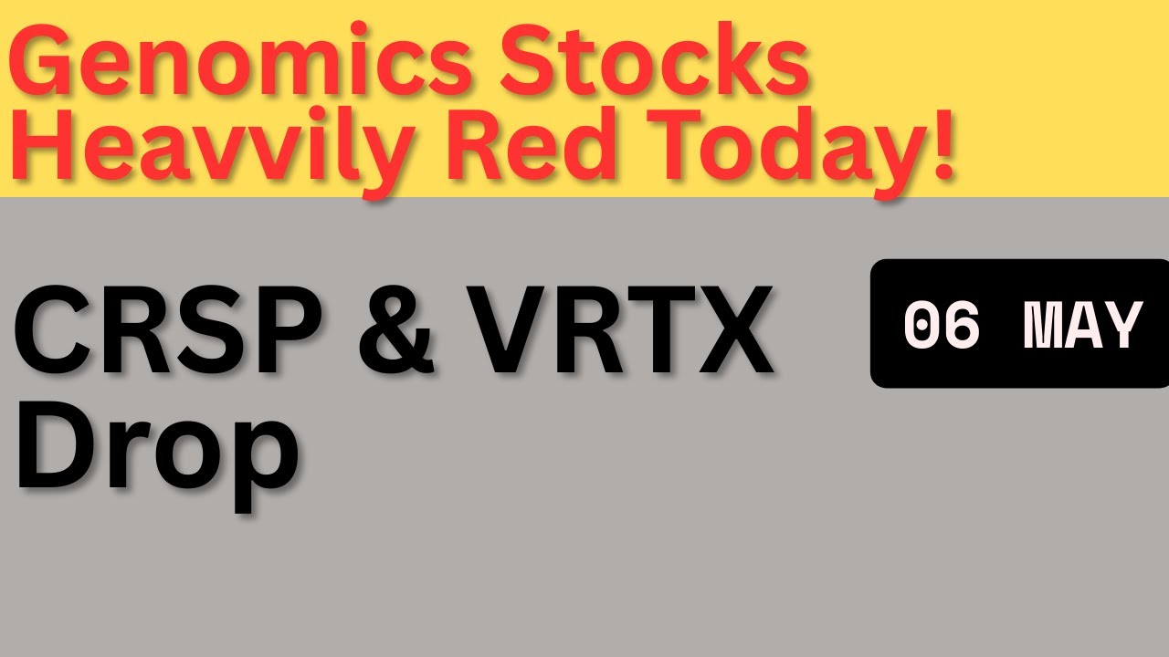 Genomics: Tech Analysis of CRSP/BEAM/CRBU/ILMN/PACB/VRTX & more.