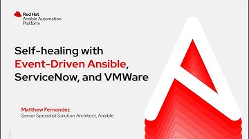 Self-healing with Event-Driven Ansible, ServiceNow, and VMware