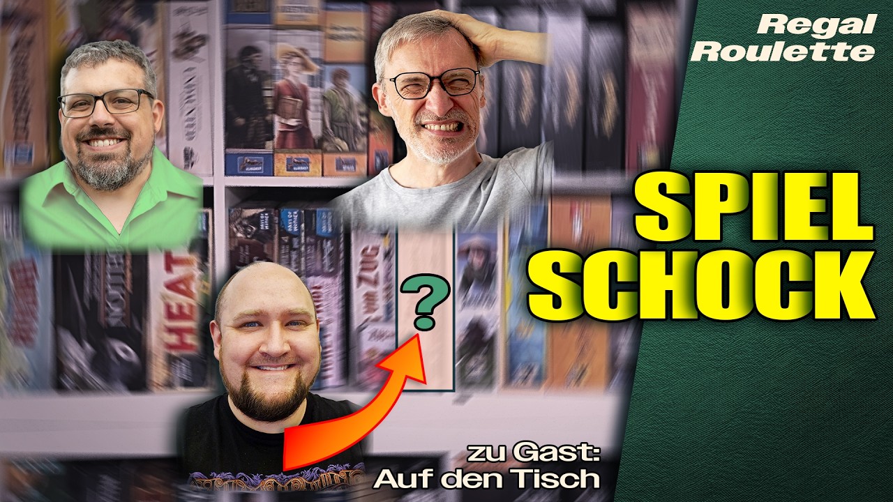 Brettspiel Regal Roulette: Nostalgie, Schätze, peinliche Momente!