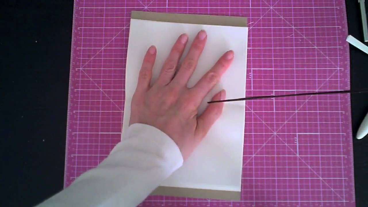 Basic DIY Bookbinding Demonstration with Hot Glue Gun 