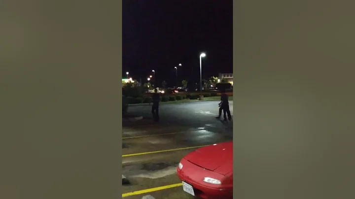 This one minute after being approached by police a...
