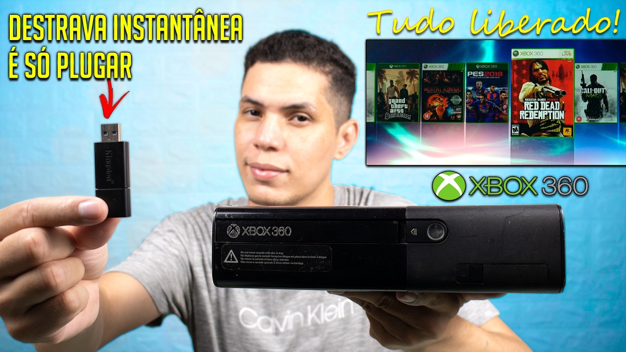 Exploit USB ATUALIZADO: Destrave QUALQUER Xbox 360 em Segundos! ✅