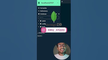 How to create a DB and a collection in MongoDB 😁 #coding #mongodb #programming #reels #programming