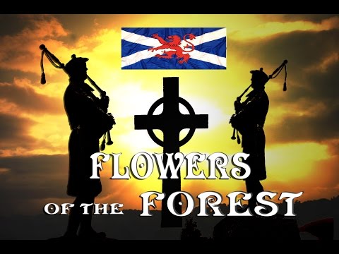 SCOTS GUARDS - Bagpipes - Flowers Of The Forest.