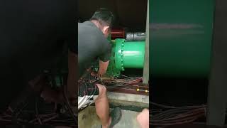 Conducted Changed oil of Hitachi Srm Screw Compressor