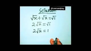 Radical Equation