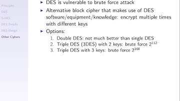 DES and Meet-in-the-Middle Attack (CSS322, L6, Y14)